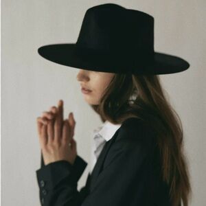 Janessa Leoné Wool Wide Brim Korin Fedora Womens Hat Size XL